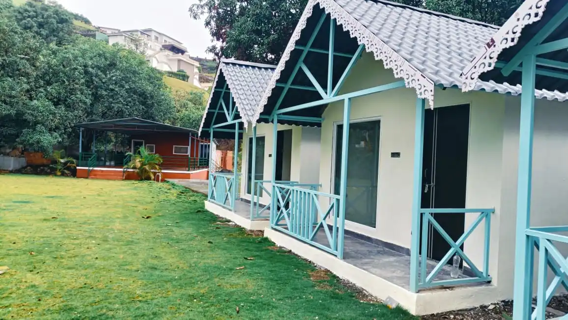 Friends group camping at Pawna Dam location